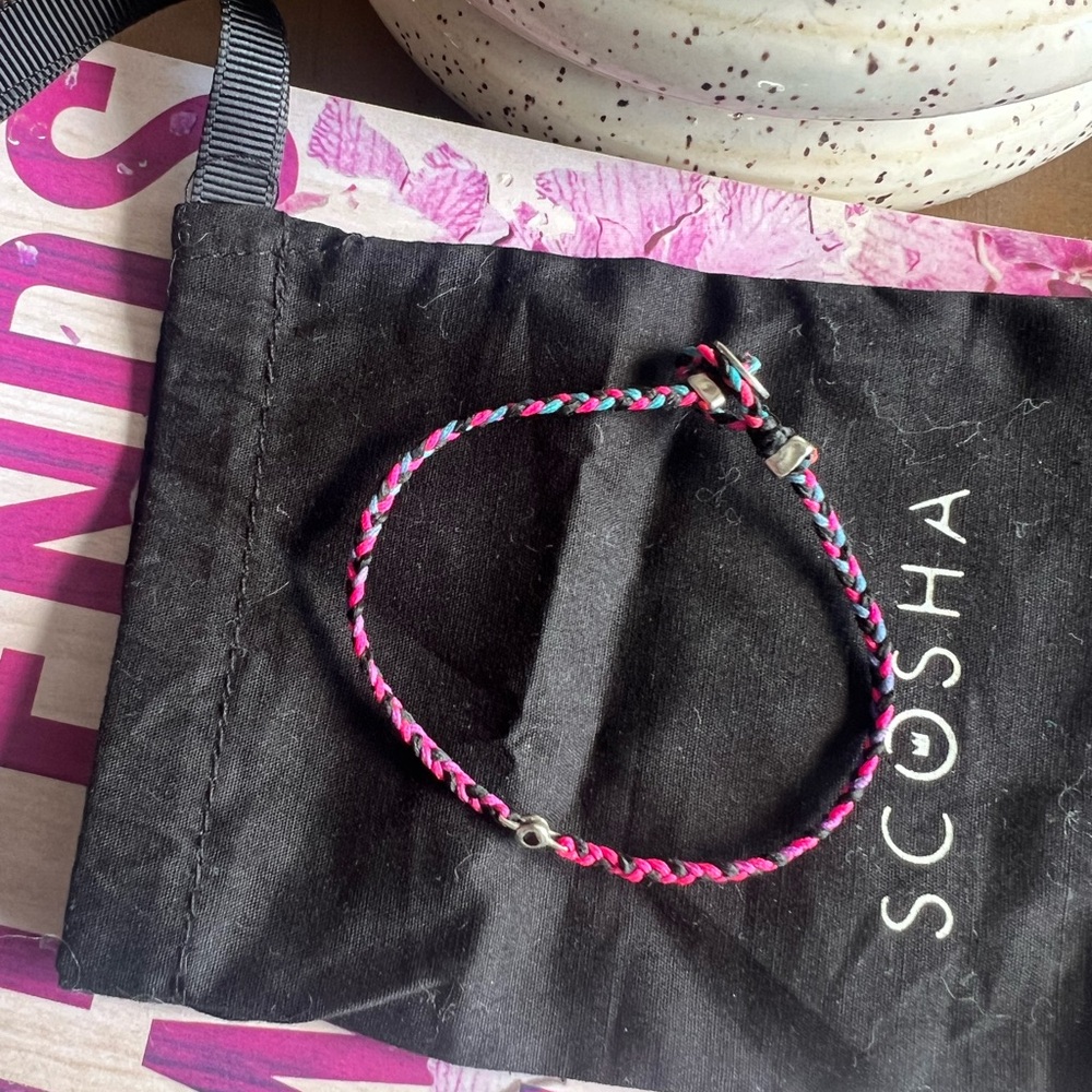 Scosha rainbow signature bezel bracelet